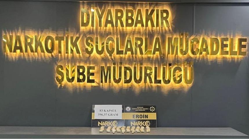 Diyarbakır'da uyuşturucu operasyonunda 1 zanlı yakalandı