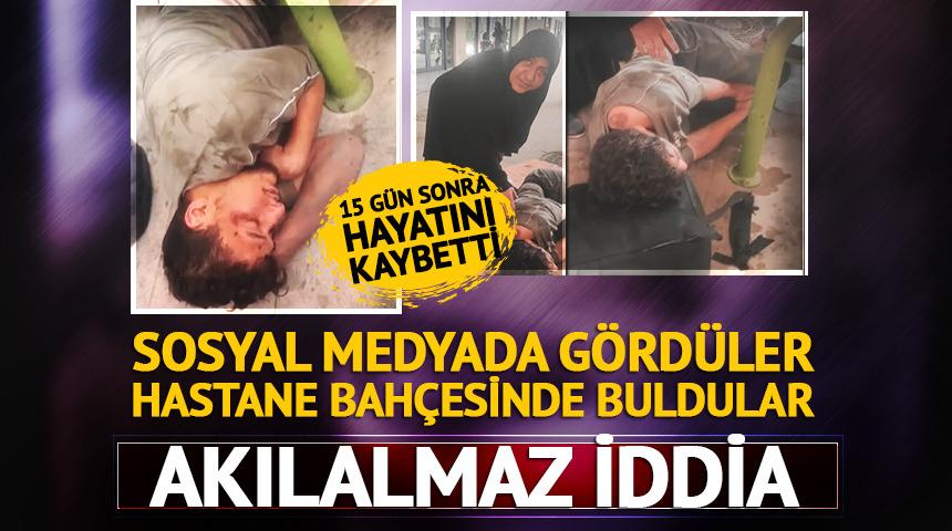Sosyal medyada g&ouml;rd&uuml;ler, hastane bah&ccedil;esinde buldular