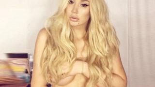 Iggy Azalea yatağından video çekip...