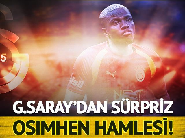 Galatasaray'dan s&uuml;rpriz Victor Osimhen hamlesi!