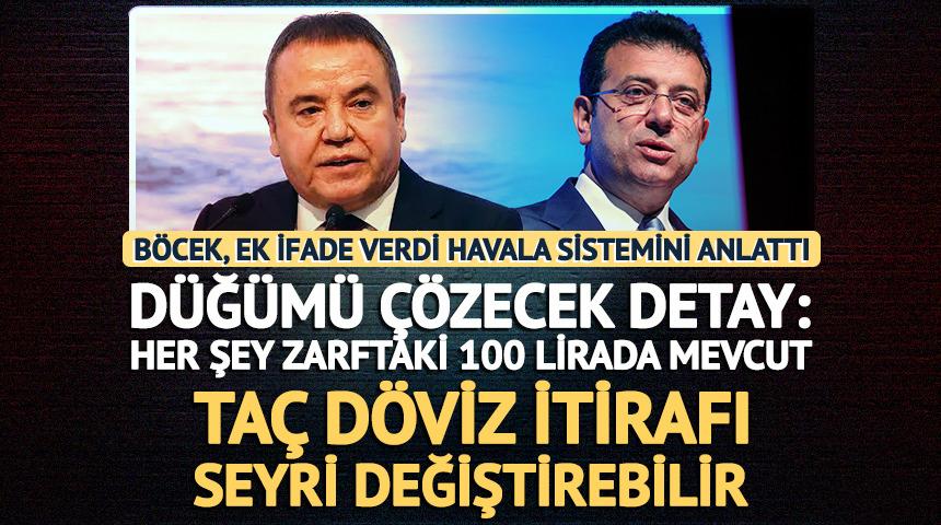 Muhittin B&ouml;cek ek ifade verdi! İmamoğlu'na 5 milyon euroyu nasıl g&ouml;nderdiğini anlattı! Ta&ccedil; d&ouml;viz detayı dikkat &ccedil;ekti
