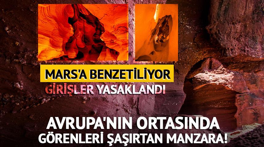 Avrupa'nın ortasında g&ouml;renleri şaşırtan manzara! 