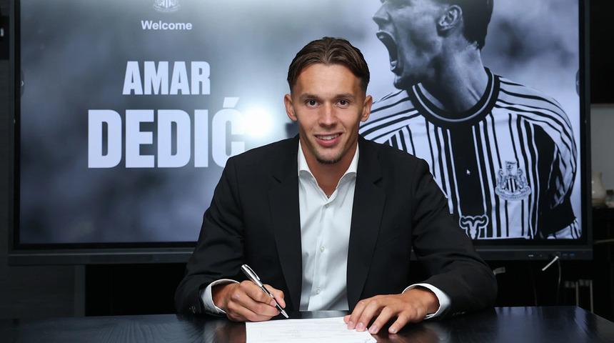 Newcastle United, Bosna Hersekli futbolcu Amar Dedic'i transfer etti