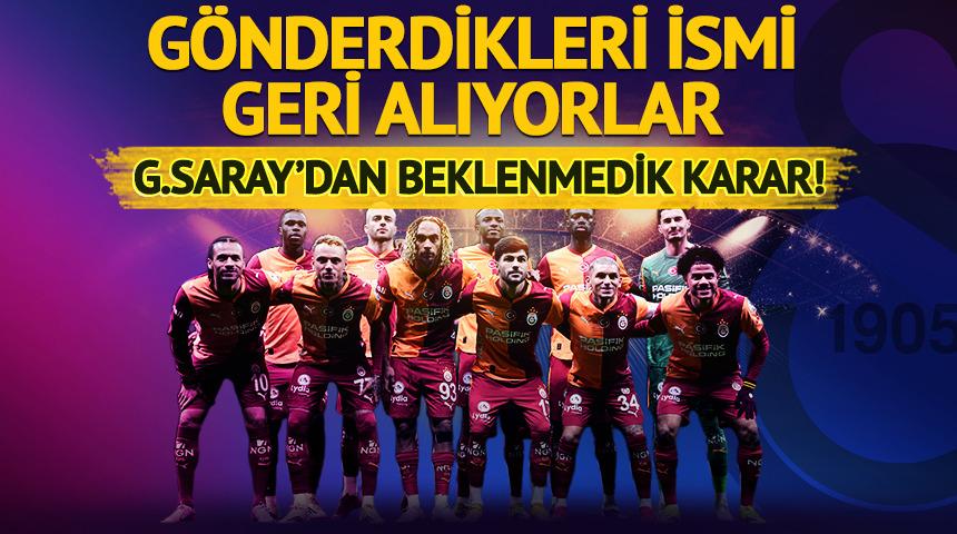 G.Saray'dan beklenmedik karar! G&ouml;nderdikleri ismi geri alıyorlar