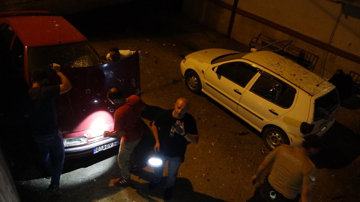 Trabzon da kimliği belirsiz İHA alarmı! Emniyetin bah&ccedil;esine d&uuml;şt&uuml; 1