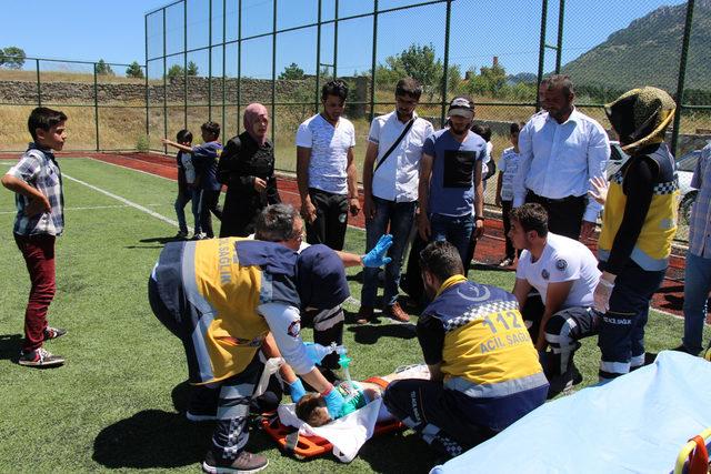 1'inci kattan düşen 1,5 yaşındaki İbrahim, ağır yaralandı