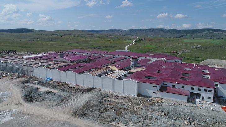 Adalet Bakanlığı tarafından inşaatına başlanılan Kütahya Cezaevi'nde sona yaklaşıldı! G2