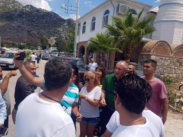 Muharrem İnce, Marmaris'te tatilde