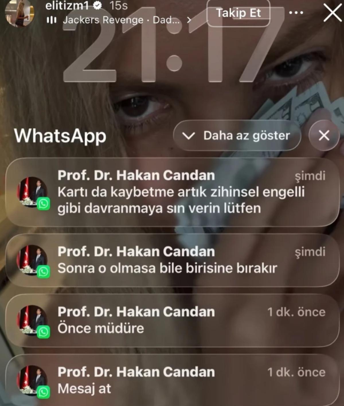 Bahar Candan babasının attığı mesajı paylaştı! Sert uyarı dikkat çekti 1