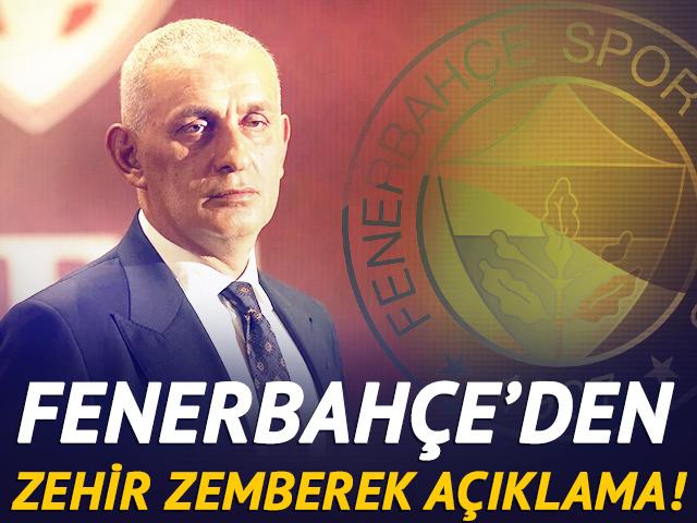 Fenerbah&ccedil;e'den zehir zemberek a&ccedil;ıklama! TFF'ye olay g&ouml;nderme