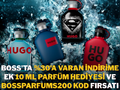 Boss parf�mlerde %30�a varan indirime ek 10 ml parf�m hediyesi ve BOSSPARFUMS200 indirim kodu