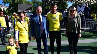 İsveç'te yapılan gösteride Jimmy Durmaz'a destek verildi!