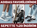 Adidas favorilerinde sepette %20 indirim ba�lad�!