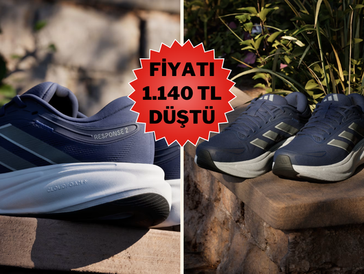 Y&uuml;r&uuml;rken rahat ettiren ayakkabı bulundu: Adidas Response 2