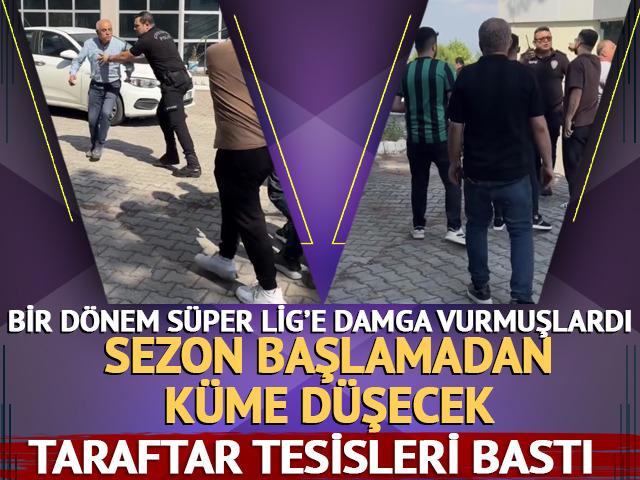 Bir zamanlar S&uuml;per Lig'e damga vurmuştu, şimdi kadro kuramıyor! Taraftarlar tesisi bastı