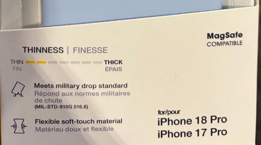 iPhone 18 Pro i&ccedil;in erken ipucu: Kılıf ambalajı iPhone 17 Pro uyumluluğunu g&ouml;sterdi