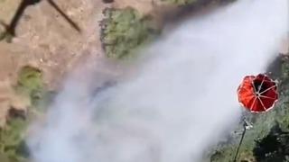 Sındırgı’daki yangına 6 uçak, 6 helikopter ve 45 arazöz ile yoğun müdahale