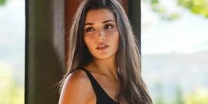Hande Er&ccedil;el'in elbisesi sosyal medyanın diline d&uuml;şt&uuml;!