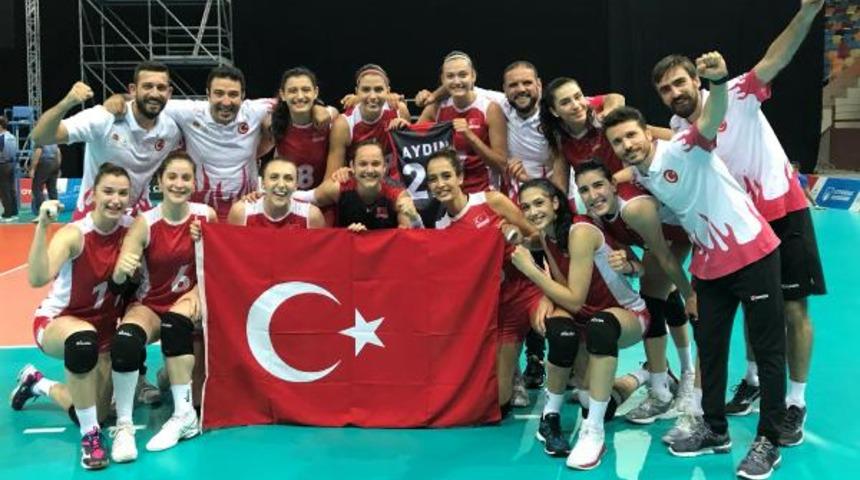 T&uuml;rkiye Kadın Voleybol Takımı, Akdeniz Oyunları'nda bronz madalya kazandı!