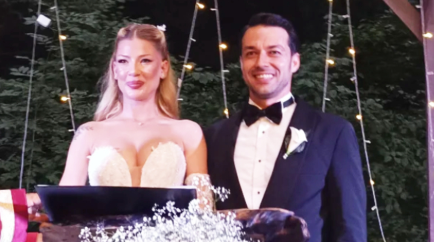 Survivor şampiyonu Hilmi Cem İntepe evlendi! Pırıl Atasev gelinliğiyle beğeni topladı