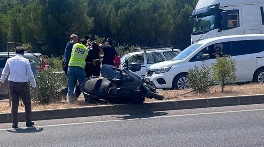 Narkotik denetiminden ka&ccedil;an motosikletli kıskıvrak yakalandı