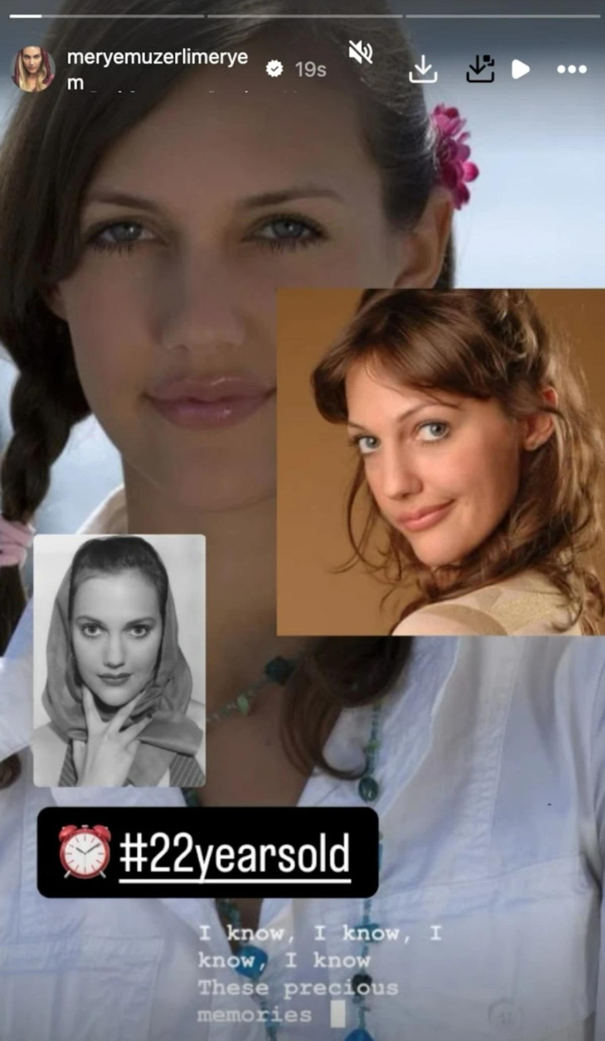 Meryem Uzerli yi hiç böyle görmediniz: Nostaljik paylaşımına beğeni yağdı 1