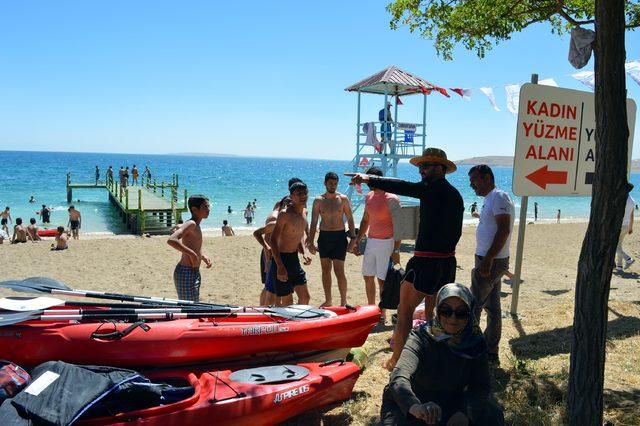 Erciş'te Kadın ve Aile Plajı'nın açılışı yapıldı