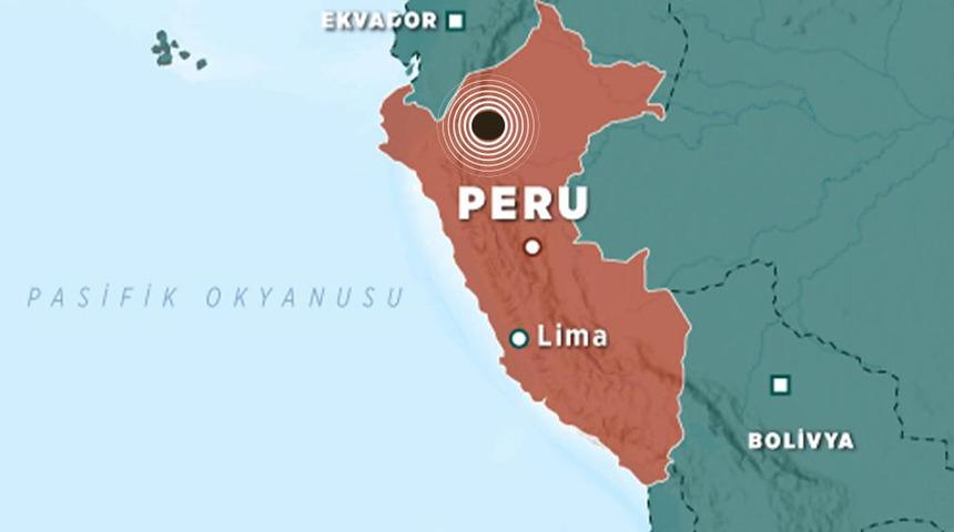 Peru'da 6,7 b&uuml;y&uuml;kl&uuml;ğ&uuml;nde deprem