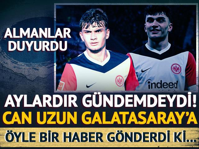 Aylardır g&uuml;ndemdeydi: Almanlar duyurdu! Can Uzun &ouml;yle bir haber g&ouml;nderdi ki...