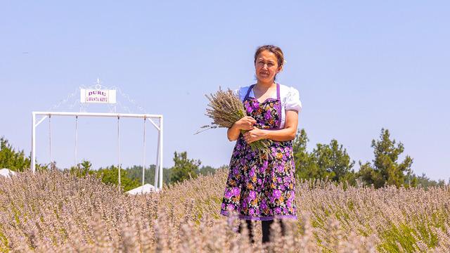 Yer: Mersin! Kadın girişimci lavantayı kazanca çevirdi
