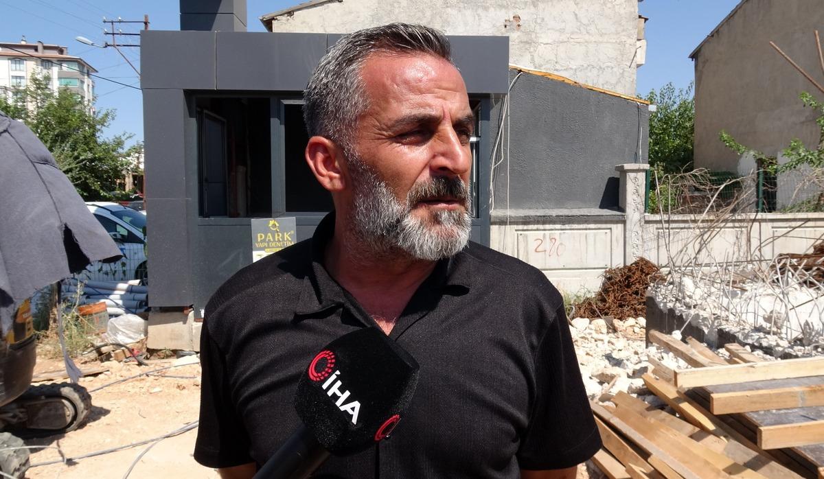 Yer: Malatya! Eline balyozu aldı kendi yaptığı inşaatı yıktı 3
