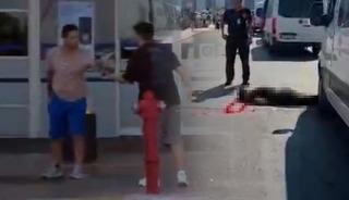 Emekli polis memuru havalimanında eşini &ouml;ld&uuml;rd&uuml;