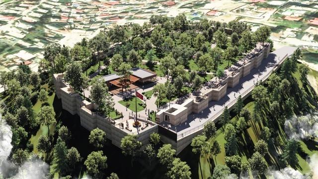 Tarihi Kahramanmaraş Kalesi restorasyonunda sona yaklaşılıyor