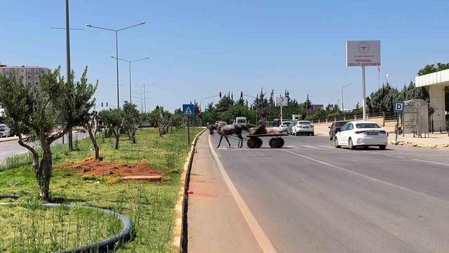 Otomobilin &ccedil;arptığı kadın metrelerce havaya u&ccedil;arak can verdi 2