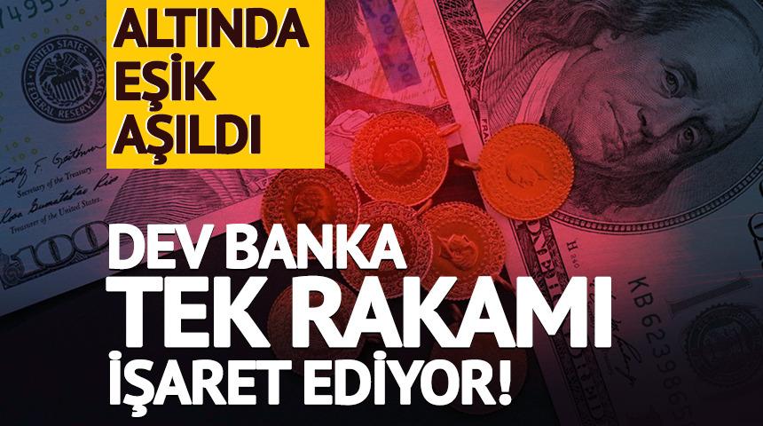 Altında eşik aşıldı: Morgan Stanley tek bir rakamı işaret ediyor!