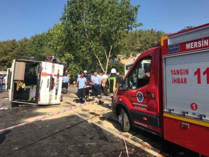 Mersin'de feci kaza! Ölüler ve yaralılar var  G2