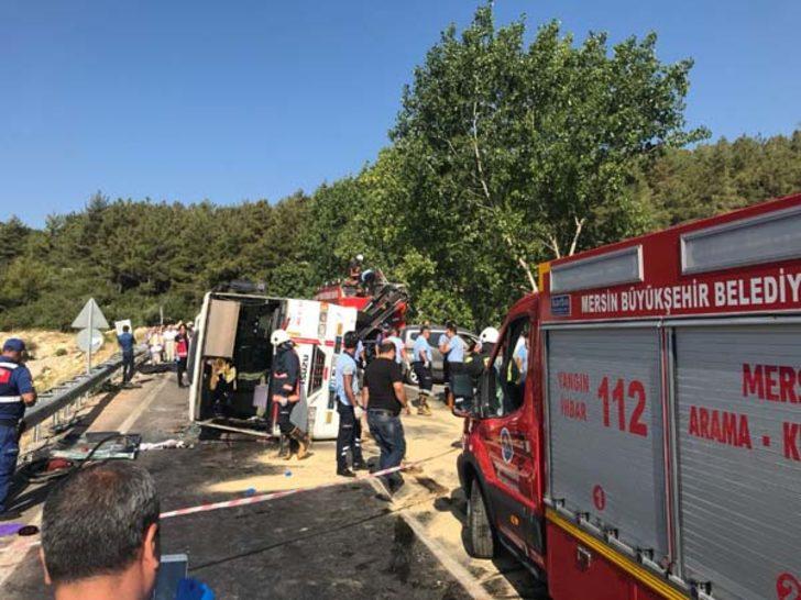 Mersin'de feci kaza! Ölüler ve yaralılar var  G3