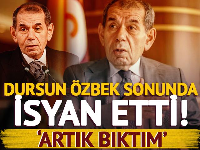 Dursun &Ouml;zbek isyan etti! "Artık bıktım"