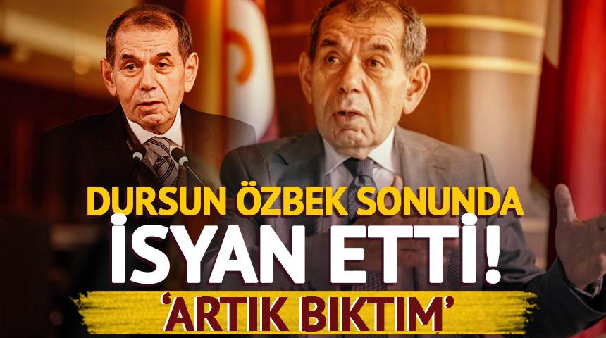 Dursun &Ouml;zbek isyan etti! "Artık bıktım"
