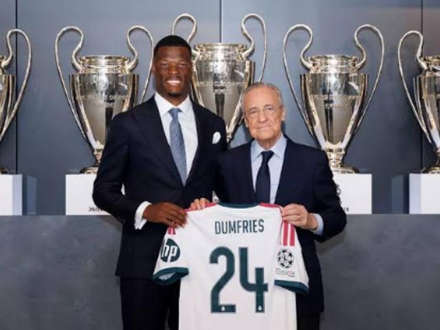 Dumfries, Real Madrid&rsquo;e imzayı attı