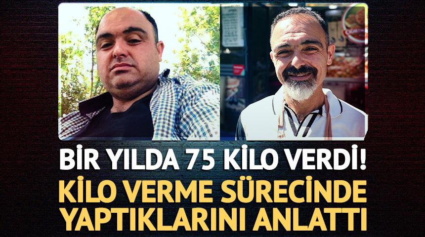 1 yılda 75 kilo verdi! Kilo verme s&uuml;recinde yaptıklarını anlattı