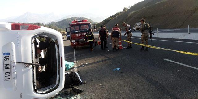 Kahramanmaraş'ta kaza: 2 kardeş öldü, 2'si çocuk 3 yaralı