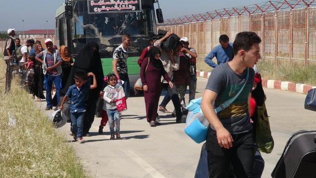 Bayram ziyaretinden dönen Suriyeli sayısı 13 bini aştı