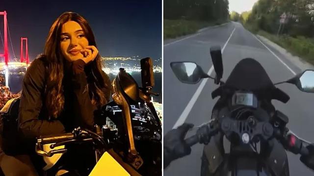 Şile’de Ceyda Yakova'nın öldüğü motosiklet kazası kask kamerasında