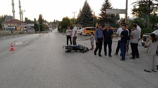 Tokat’ta 14 yaşındaki sürücünün kullandığı otomobil ile motosiklet çarpıştı: 1 yaralı