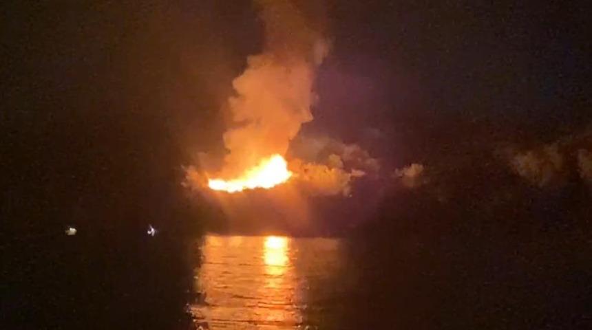 Marmaris&rsquo;te &ccedil;ıkan orman yangınına m&uuml;dahale edildi