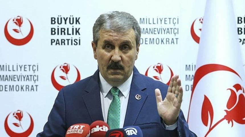 BBP lideri Destici'den erken yerel se&ccedil;im &ccedil;ağrısı: Ekim sonu yapılmasını doğru buluyoruz 