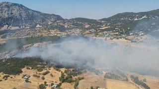 Kaş’ta ormanlık alanda yangın