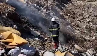 Erzin&rsquo;de &ccedil;&ouml;pl&uuml;k alanında &ccedil;ıkan yangın kontrol altına alındı