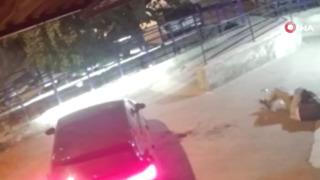 Son dakika: Dakikalarca boğdu, can &ccedil;ekişirken izledi!